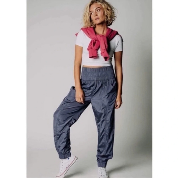 Free People Movement The Way Home Light Weight Jogger Pants Size Large Nwot - Picture 9 of 12